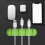Solid Cable Holder Adhesive Cable Holders for Desktop 4Pcs Green Silicone 2
