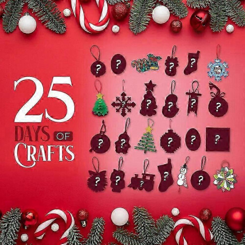 Christmas Craft Countdown Calendar for 25 Days 2025 1