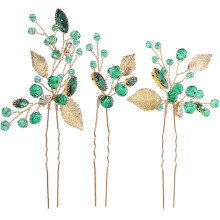 Set di 3 fermagli per capelli da sposa con cristalli, accessori decorativi per capelli.