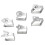 Tablecloth Clamps Stainless Steel Clips for Tablecloth Use 6Pcs Silver 1
