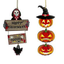 2PCS Halloween Pumpkin Ghost Hanging Ornaments: Scene Decoration & Ghost Prop