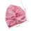Satin Sleep Hat Elastic Cross Design for Sleeping Pink Satin Bonnet 2