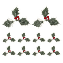 Greenery for Christmas Tree Garland Accessories with 10Pcs Stem Picks