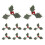 Greenery for Christmas Tree Garland Accessories with 10Pcs Stem Picks 1