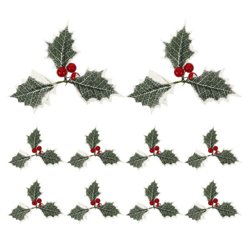 Greenery for Christmas Tree Garland Accessories with 10Pcs Stem Picks