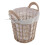 Portable Laundry Basket Woven Dirty Clothes Storage Basket 1Pcs 3