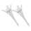 Acrylic Night Light Eiffel Tower Lamp for Lighting Use 2Pcs Silver Decoration 1