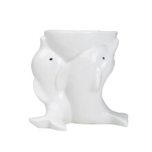Bonsai Planter Ceramic Dolphin Shape for Storage 1Pcs Succulents Pot