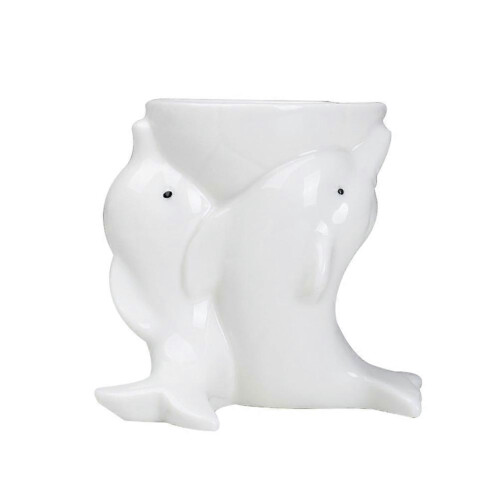 Bonsai Planter Ceramic Dolphin Shape for Storage 1Pcs Succulents Pot