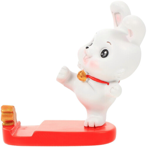 Rabbit Phone Holder Bunny Phone Stand for Desktop Use with Resin Material 1