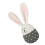 Easter Bunny Doll Stuffed Rabbit Toy for Decoration with Grey Plush Material 3