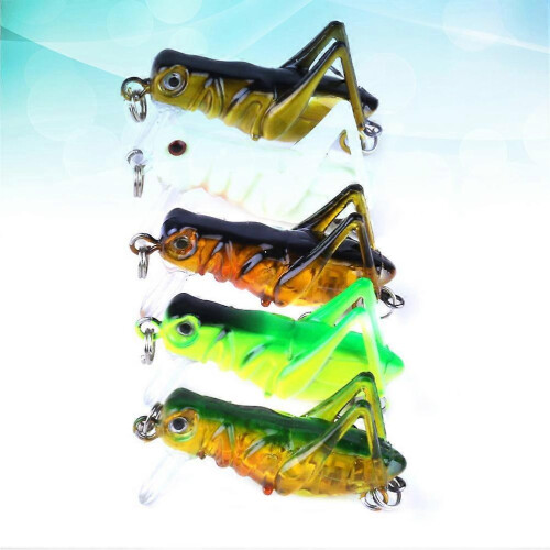 Fishing Lures Simulation Grasshopper Baits for Fishing Use 5Pcs Set 2