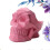 Smartphone Stand Resin 3D Skull Cellphone Holder Universal 1Pcs Pink 2