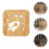 Wooden Rocket Night Light Creative Bedside Lamp for Home 1Pcs 2
