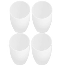 4Pcs White Plastic Lamp Shade Replacement Covers for Bedroom Floor Lamps, Lightweight Shades,z