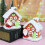 Christmas Light Decoration Ceramics Santa Snowy Lighting House Lantern 4