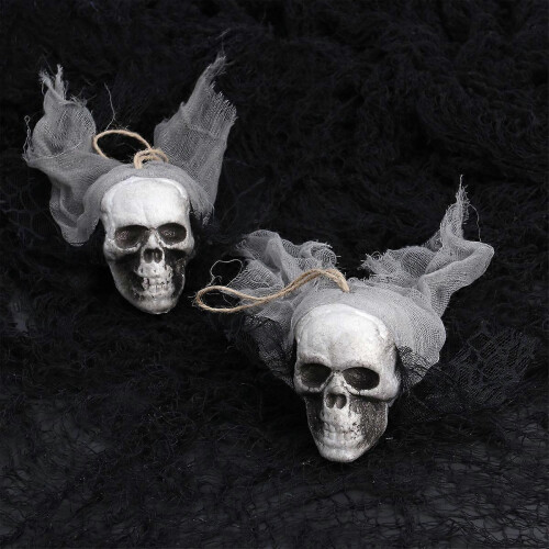 Halloween Skull Hanging Decoration for 3Pcs Creepy Skeleton Props 1