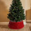 Holiday Sequin Christmas Tree Collar, Tree Base Cover, Polyester Fiber Skirt, Foldable Tree Ring 5