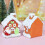 Christmas Light Decoration Ceramics Santa Snowy Lighting House Lantern 5