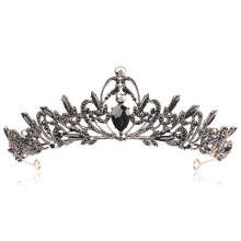 Elegante tiara da sposa con strass per ragazza, corona da sposa, fascia per capelli