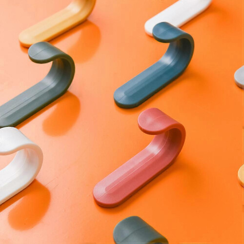 Self Adhesive Kitchen Hooks for Bathroom Plastic Wall Hanging 16Pcs Set 1