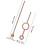 Wall Clock Solid Wood Clock Replacement Kit Pointer 1Set 1
