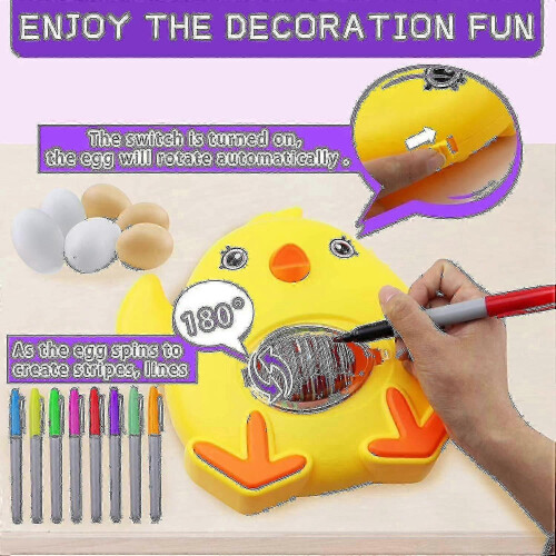 Easter Egg Decorating Kit Egg Drawing Spinners Machine 1