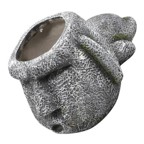 Moai Statue Resin Funny Statue Pen Holder for Storage Creative Plant Container 2