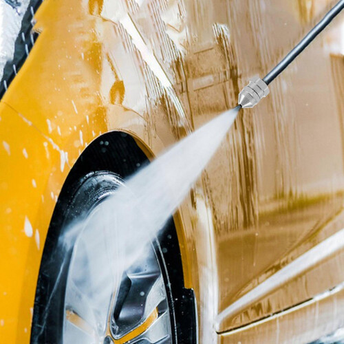 Silver Washing Car Nozzle for Pressure Washer Sewer Quick Connect 2