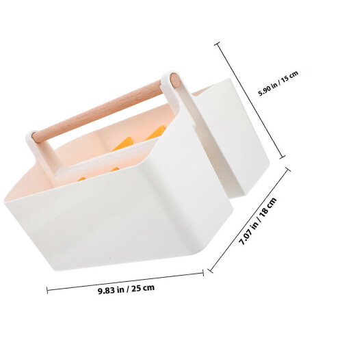 Yellow Sundries Storage Box for Desktop Organizer with Multi-Grid Compartments 1