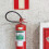 Wall Mount Fire Extinguisher Bracket Red 4Pcs for Daily Use 2