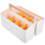 Yellow Sundries Storage Box for Desktop Organizer with Multi-Grid Compartments 3