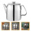 Large Capacity Coffee Pot Stainless Steel Tea Kettle for Home Use 2