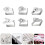 Tablecloth Clamps Stainless Steel Clips for Tablecloth Use 6Pcs Silver 5