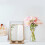 Mirror with Wood Stand for Desktop Use Beige Swivel Mirror 3