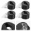 Focusing Transparent LED Lens with Acrylic Holder Bracket 10Sets for LED Applications 5