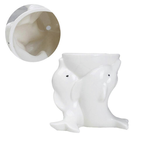 Bonsai Planter Ceramic Dolphin Shape for Storage 1Pcs Succulents Pot 2