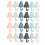 Traceless Wall Hooks Multipurpose Hooks for Home 30Pcs Assorted Color 4