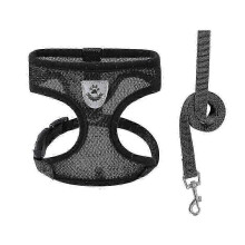 No pull cat cable bundle small dog harness set collar set kittens dog vest cable bundle (s) 2025,z