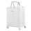 Living And Home Foldable Laundry Basket with Wheels 4