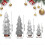 Holiday Decor Miniature Christmas Trees Tabletop Christmas Tree for Decor 4Pcs 1