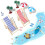 Micro Beach Scene Accessories Mini House Micro Landscape Props 1Set 1