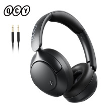 QCY H3 Pro draadloze koptelefoon, 50dB adaptieve ruisonderdrukking, LDAC hoge resolutie audio, zwart
