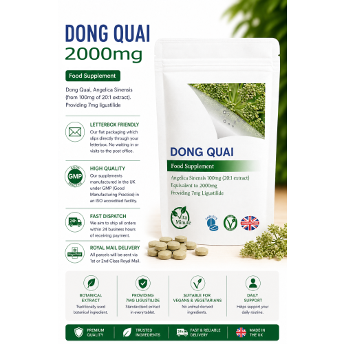 VitaMinute Dong Quai 2000mg Tablets | 30 Tablets 2