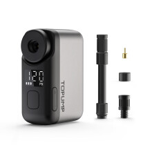 TOPUMP TB2 PRO Mini draadloze elektrische bandenpomp, 120PSI, 450mAh accu, met scherm voor fiets