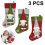3pcs Stocking Classic Large Stockings Santa 26s 1