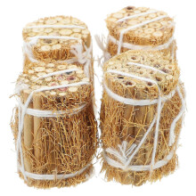Mini decorazione a forma di balla per casa delle bambole, accessorio per 4 mini modelli di pagliaio.