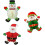 3 Hanging Christmas Honeycomb Decorations for Festive Holiday Decor 1