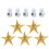 Five-Pointed Star Hanging Pendant for Decor 1Set Christmas 1