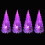 LED Night Light Mini Christmas Tree for Christmas Decor 4Pcs White 1